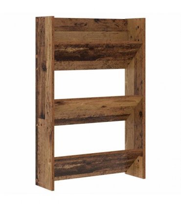 vidaXL Shoe Cabinet Old Wood 60 x 18 x 90 cm Engineered Wood