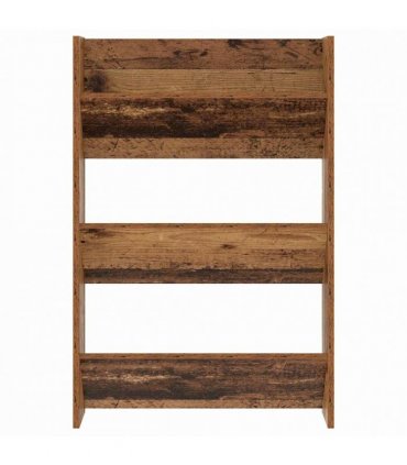 vidaXL Shoe Cabinet Old Wood 60 x 18 x 90 cm Engineered Wood