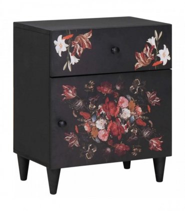 vidaXL Bedside Table Multicolour 50 x 33 x 60 cm Solid Mango Wood