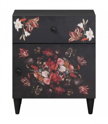 vidaXL Bedside Table Multicolour 50 x 33 x 60 cm Solid Mango Wood