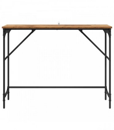 vidaXL Console Table Old Wood 100 x 32 x 75 cm Engineered Wood