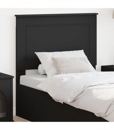 vidaXL Headboard Black Oak 100 cm Engineered Wood