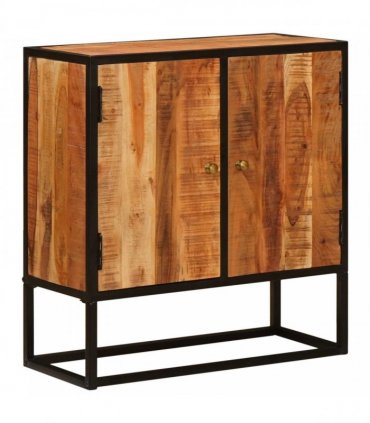 vidaXL Sideboard Beta Natural 70 x 30 x 75 cm Solid Acacia Wood