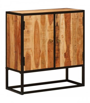 vidaXL Sideboard Beta Natural 70 x 30 x 75 cm Solid Acacia Wood