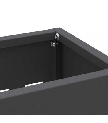 vidaXL Rain Umbrella Stand Black 28 x 12 x 41 cm Steel