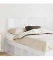 vidaXL Headboard Gloss White Engineered wood