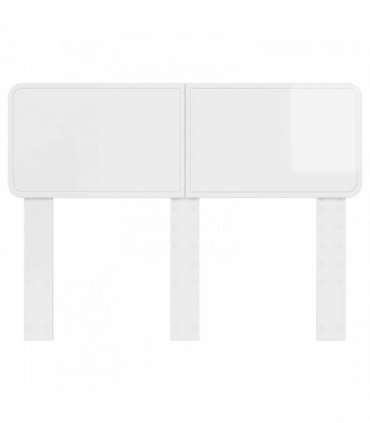 vidaXL Headboard Gloss White Engineered wood
