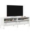 vidaXL TV Cabinet White 135x39x43.5 cm Cold-rolled Steel