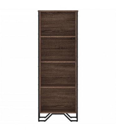 vidaXL Bookcase Brown Oak 50x31x137.5 cm Engineered Wood