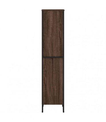 vidaXL Bookcase Brown Oak 50x31x137.5 cm Engineered Wood