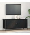 vidaXL TV Cabinet Black Oak 100 x 35 x 45 cm Engineered Wood