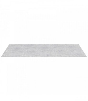 vidaXL Stair Tread Rectangular 2 pcs Silver 50 x 30 cm Aluminium