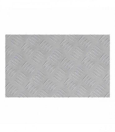 vidaXL Stair Tread Rectangular 2 pcs Silver 50 x 30 cm Aluminium