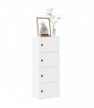 vidaXL Bookcase White 40x24x102 cm Engineered Wood