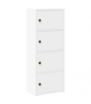 vidaXL Bookcase White 40x24x102 cm Engineered Wood