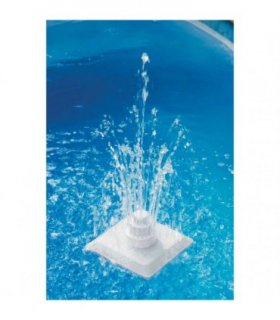vidaXL 13 Piece Pool Grecian Fountain White
