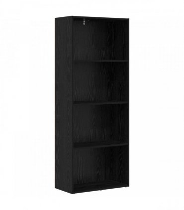 vidaXL Freestanding Bookshelf Black Oak 60 x 30 x 151.5 cm