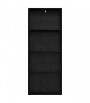 vidaXL Freestanding Bookshelf Black Oak 60 x 30 x 151.5 cm