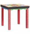 vidaXL Square Table 3 pcs Multicolour