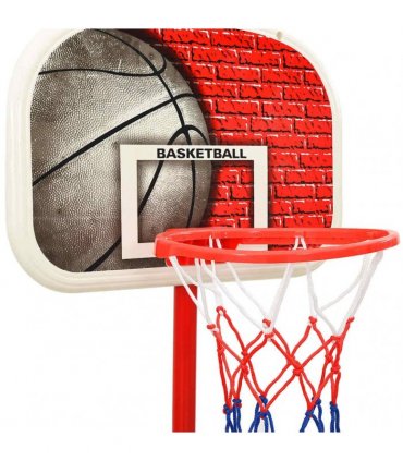 vidaXL Portable Basketball Play Set Adjustable 138.5-166 cm