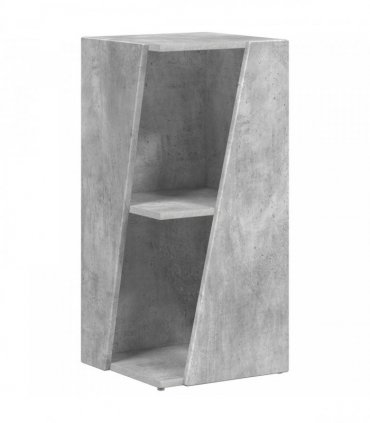 vidaXL Side Shelf Concrete Grey 33 x 32 x 70.5 cm Engineered Wood