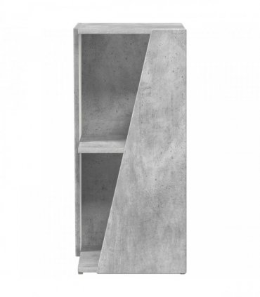 vidaXL Side Shelf Concrete Grey 33 x 32 x 70.5 cm Engineered Wood