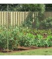 vidaXL Chain Link Fence Galvanised 2 x 10 m Glass