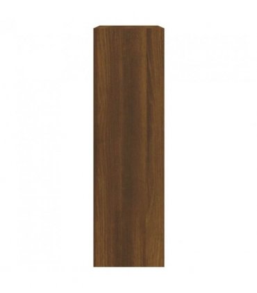 vidaXL Shoe Cabinet Brown Oak 63x24x81 cm Engineered Wood