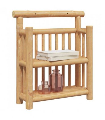 vidaXL Wall Shelf with Shelf Natural 40 x 13 x 44 cm Bamboo