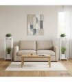 vidaXL Plant Stand 2 pcs White 30 x 30 x 100 cm Engineered Wood