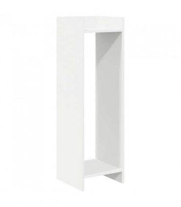 vidaXL Plant Stand 2 pcs White 30 x 30 x 100 cm Engineered Wood