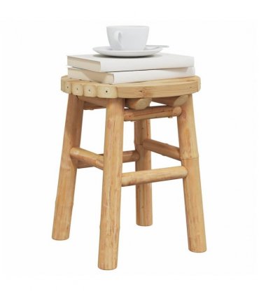 vidaXL Stool Bamboo Natural 30 x 30 x 36 cm Bamboo