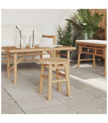 vidaXL Stool Bamboo Natural 30 x 30 x 36 cm Bamboo