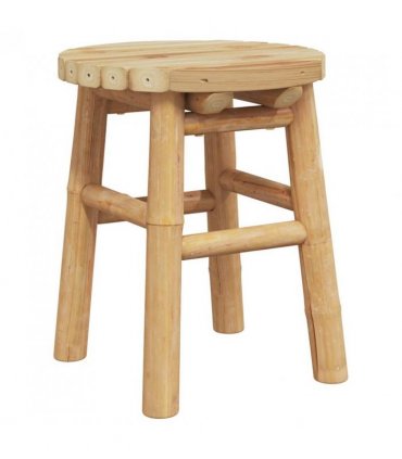 vidaXL Stool Bamboo Natural 30 x 30 x 36 cm Bamboo