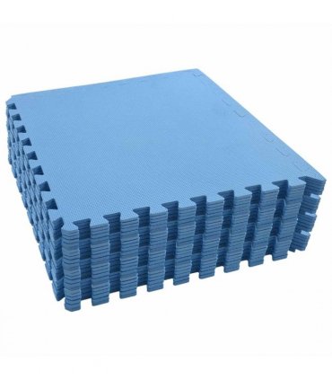 vidaXL Pool Ground Mat 24 pcs Blue 8.64 ㎡ EVA Foam
