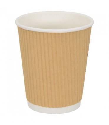 vidaXL Paper Coffee Cups 500 pcs 8oz 200ml Brown
