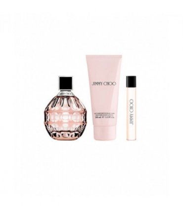 Jimmy Choo Gift Set (Eau De Parfum 100ml  Body Lotion 100ml  Eau De Parfum 7.5ml)