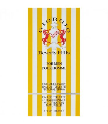 Giorgio Beverly Hills Yellow Pour Homme Eau de Toilette Spray 118ml