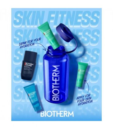 Biotherm Homme Set (Aquapower Advanced Gel 20ml  Aquapower Cleanser 40ml  Aquafitness Shower Gel 40ml  Day Control 48 Protection Roll-On 75ml)