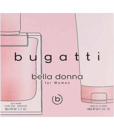 Bugatti Bella Donna For Women Gift Set (Eau De Parfum Spray 60ml  Shower Gel 100ml)