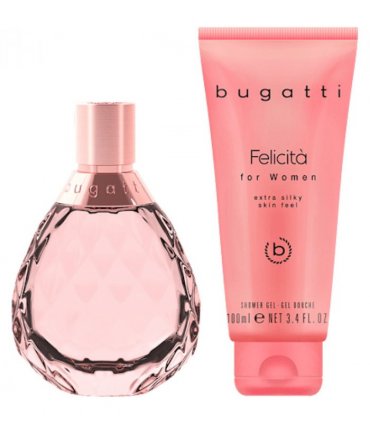 Bugatti Felicita For Women Gift Set (Eau De Parfum Spray 60ml  Shower Gel 100ml)