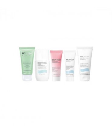 Biotherm Aquasource Set (Deodorant Roll-On 75ml  Foaming Cleanser 50ml  Biomains 20ml  Lait Corporel 50ml  Nutri Cream 20ml)