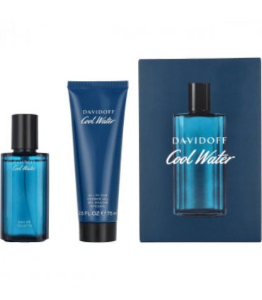Davidoff Cool Water Gift Set (Eau De Toilette 40ml  Shower Gel 75ml)