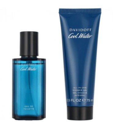 Davidoff Cool Water Gift Set (Eau De Toilette 40ml  Shower Gel 75ml)