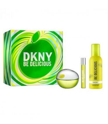 DKNY Be Delicious Gift Set (Eau De Parfum Spray 100ml  Eau De Parfum Spray 15ml  Shimmer Mist 150ml)