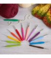 Set of 12 Ergonomic Crochet Hooks