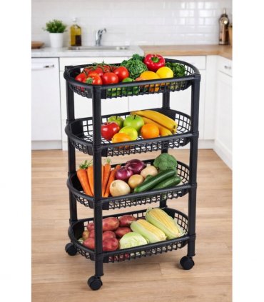 4 Tier Rolling Cart