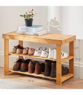 Bamboo Shoe Stand