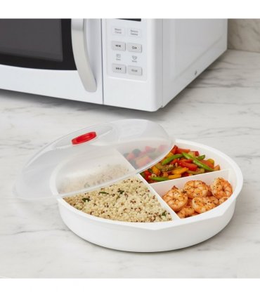 Sectioned Microwaveable Casserole Dish A222417