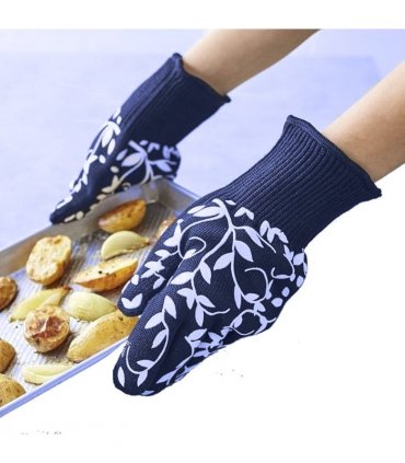 Floral Vine Oven Gloves A252666